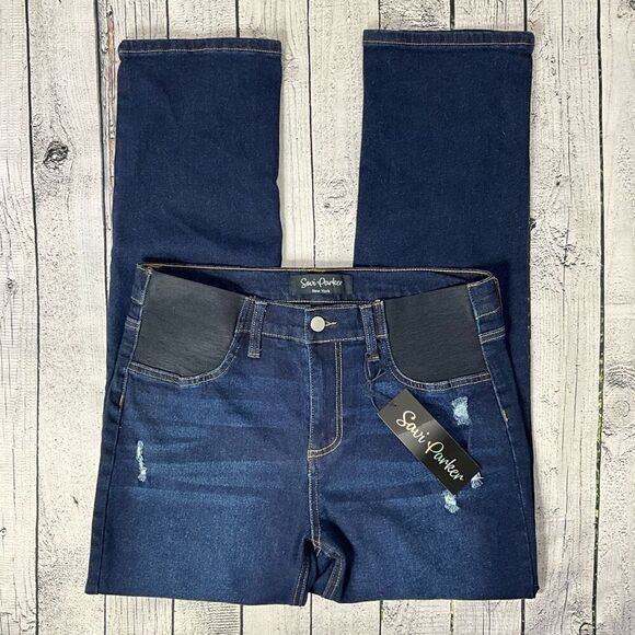 SAVI PARKER Maternity Jeans - Picture 1 of 5